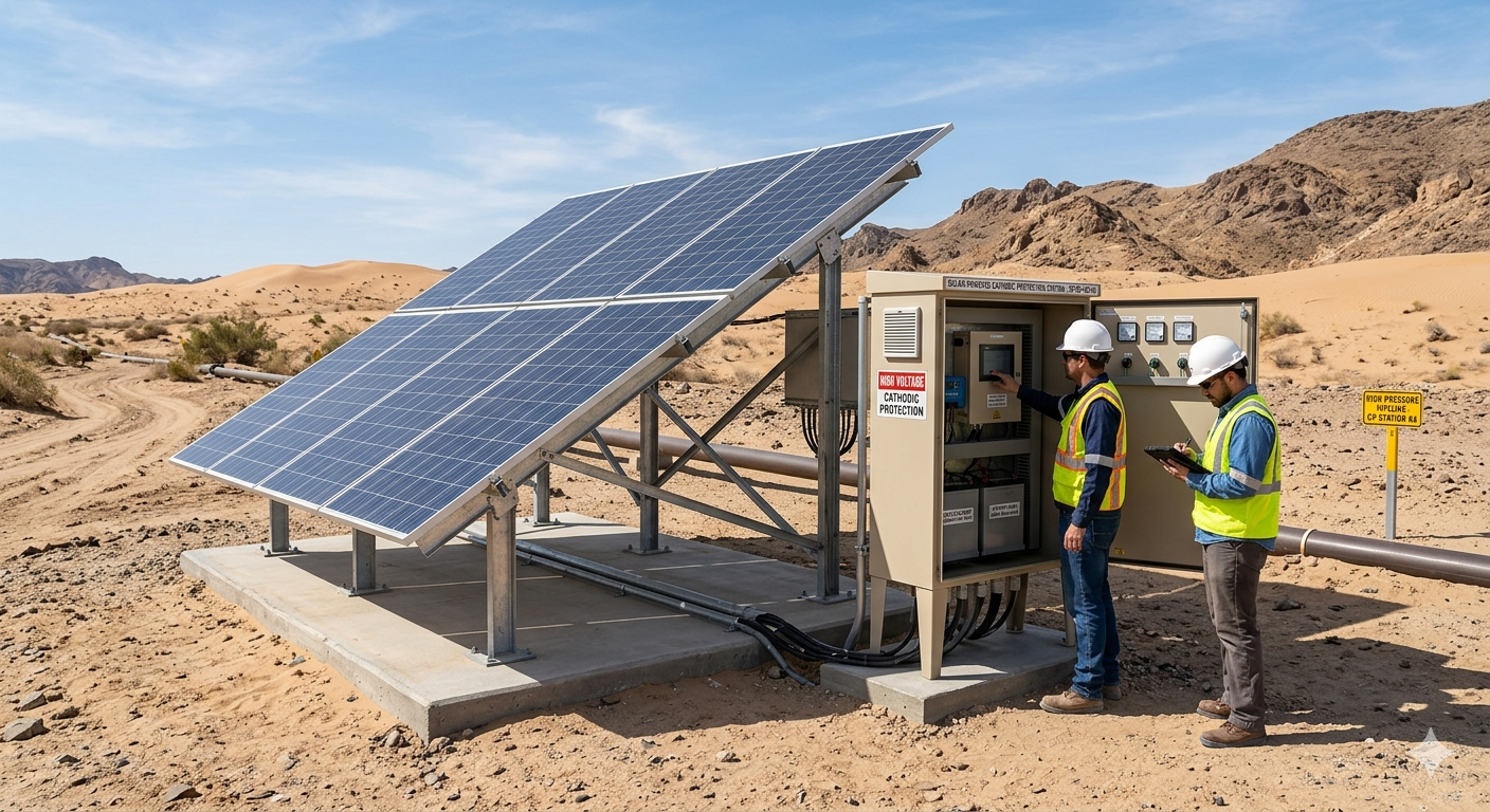 Solar-Powered Cathodic Protection (CP)